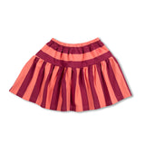 Ruffle Skirt Stripe- Petit Blush