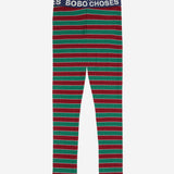 Bobo Multicolor stripes leggings - Bobo Choses