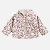 Reversible Coat Felvet Cream Wild Flowers - Louise Misha