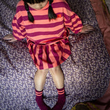 Ruffle Skirt Stripe- Petit Blush