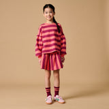 Ruffle Skirt Stripe- Petit Blush