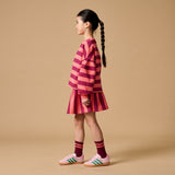 Ruffle Skirt Stripe- Petit Blush