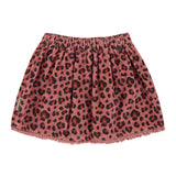 Short Skirt pink with animal print - piupiuchick