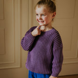 Chunky Knitted Sweater amethyst - Yuki