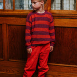 Broek, Trousers Beau Corduroy, poppy - Yuki