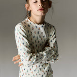 Shirt, Singapore Tee Mini Blossom Vanilla Cream - The New Society