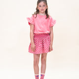 Ruffle T-shirt - Petit Blush
