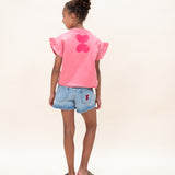 Ruffle T-shirt - Petit Blush