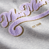Theos Sweater lavender logo - MarMar Copenhagen