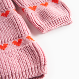 Dress Daso soft berry hearts - MarMar Copenhagen
