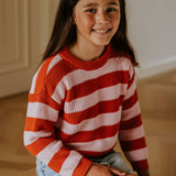 Stripes Knitted Sweater - Yuki Kidswear