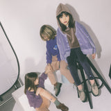 Legging Nour, Velvet, Night Shade - We are Kids