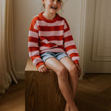 Stripes Knitted Sweater - Yuki Kidswear