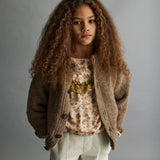 Vest, Tricot Colorblock Cardigan - Cozmo