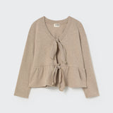 Cardigan Annabak Stone soft brushed knit - Cozmo