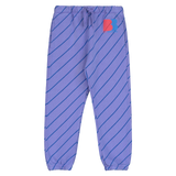 Jogger trouser diagonal lines, lilac - BONMOT