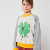 Lucky Clover ranglan sweatshirt - Bobo Choses