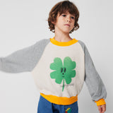 Lucky Clover ranglan sweatshirt - Bobo Choses