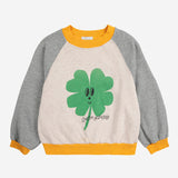 Lucky Clover ranglan sweatshirt - Bobo Choses