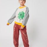 Lucky Clover ranglan sweatshirt - Bobo Choses