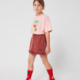 Tic Tac Toe ruffled skirt - Bobo Choses