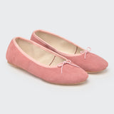 Artisanal ballet flats Barre pink - Cozmo