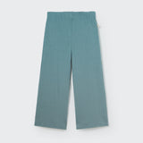 Wide Pants Elena Artic Blue soft brushed knit - Cozmo