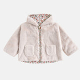 Reversible Coat Felvet Cream Wild Flowers - Louise Misha