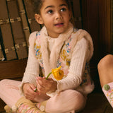 Vest Librane Multicolor Star Patchwork Cream - Louise Misha