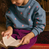 Sweatshirt Rosalia Blue Primrose Lake - Louise Misha