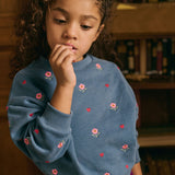 Sweatshirt Rosalia Blue Primrose Lake - Louise Misha