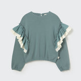 Sweater Licata Artic Blue soft brushed knit - Cozmo