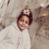 Reversible Coat Felvet Cream Wild Flowers - Louise Misha
