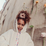 Reversible Coat Felvet Cream Wild Flowers - Louise Misha