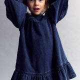 Mara Dress Blue Denim - The New Society
