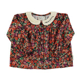 Peter pan collar blouse Multicolor flowers - piupiuchick