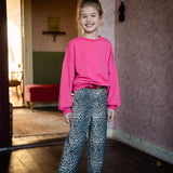 Ballon Fit Jeans leopard - Petit Blush