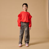 Romantic Ruffle Sweater cayenne - Petit Blush