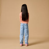 Ballon Fit Jeans washed light blue - Petit Blush