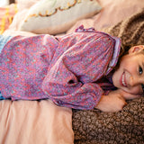 Nina Blouse jaipur flower aop - Petit Blush