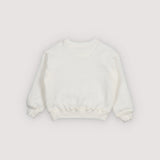 Smiley sweatshirt moonlight white - The New Society