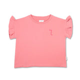 Ruffle T-shirt - Petit Blush