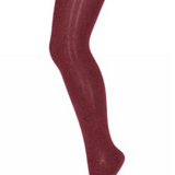 Glitter tights wine red Mp Denmark