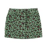 Short Skirt green with animal print - piupiuchick