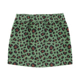 Short Skirt green with animal print - piupiuchick