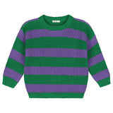 Stripes knitted sweater iris - Yuki