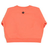 Sweatshirt orange with music print - piupiuchick