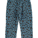 Unisex trousers blue with animal print - piupiuchick