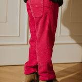 Trousers Beau Corduroy fuchsia - Yuki