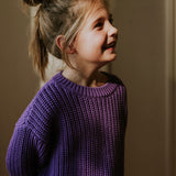 Chunky Knitted Sweater amethyst - Yuki
